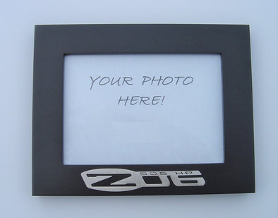 Corvette Z06 505 HP Emblem Picture Frame