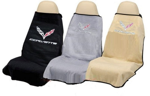 C7 Corvette Seat Towel / Seat Cover + Trunk Towel Bumper Protector Bundle