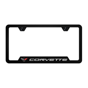 Corvette C5 PC Notched Frame - UV Print on Black