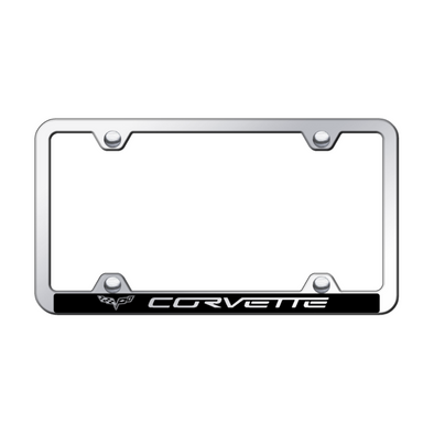 Corvette C6 Wide Body ABS Frame - Laser Etched Mirrored