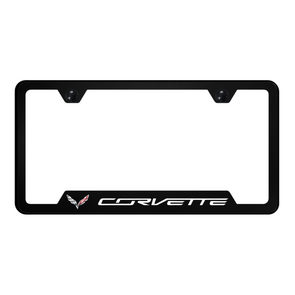 Corvette C7 PC Notched Frame - UV Print on Black