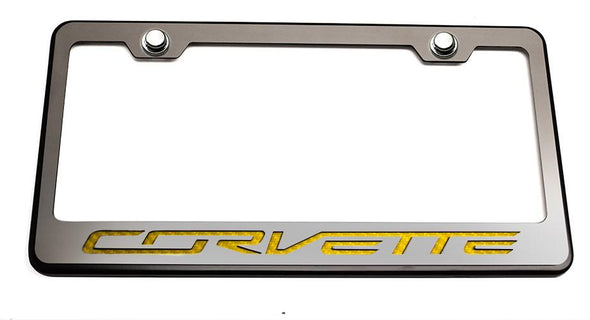 C7 Corvette License Plate Frame | Corvette Lettering
