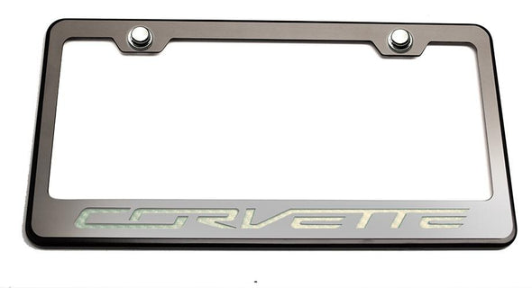 C7 Corvette License Plate Frame | Corvette Lettering