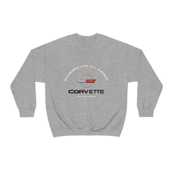 C4 Corvette Crew Neck Long Sleeve Heavy Duty Sweatshirt
