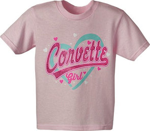 Corvette Girl Young Love Toddler Tee - [Corvette Store Online]